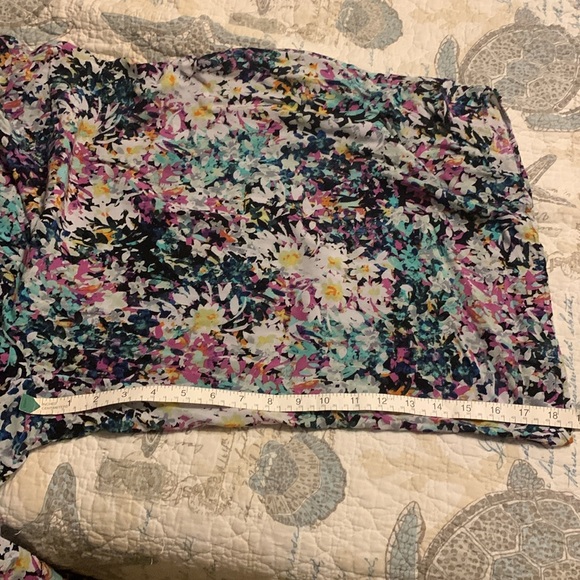 Size Large, Plenty by Tracy Reese Black and multicolored floral Jumpsuit. - Picture 12 of 13